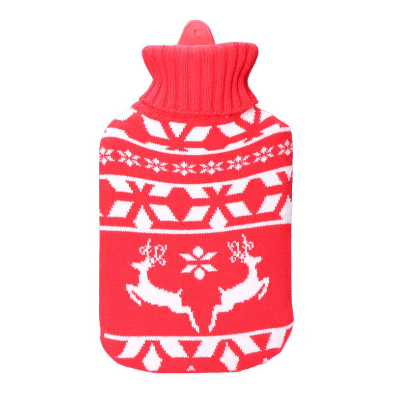 Hot Water Bottle, Nordic Reindeer Model 2 L Edm