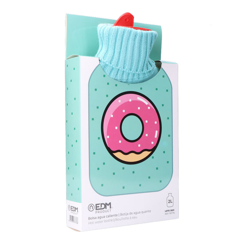 Bolsa De Agua Caliente, Modelo Donut Glaseado 2 L Edm