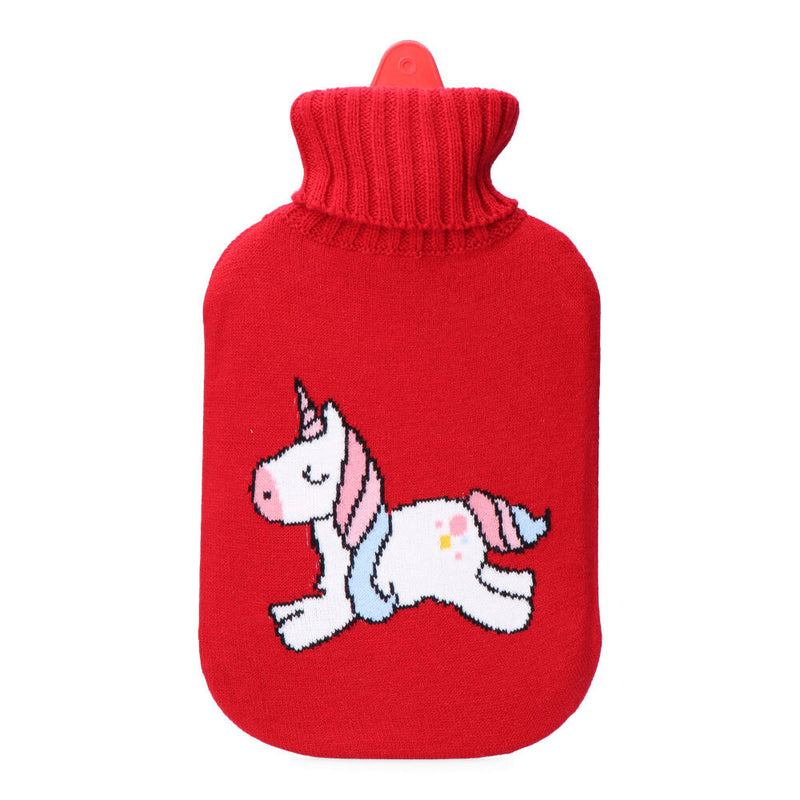 Bolsa De Agua Caliente, Modelo Roja Unicornio 2 L Edm