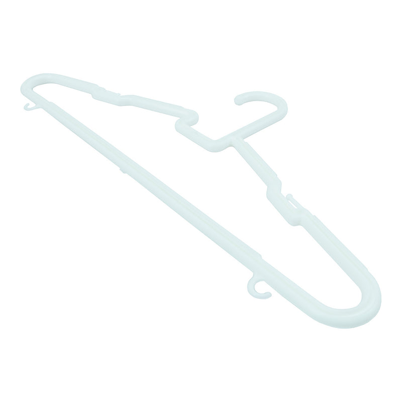 Set of 3 White Hangers 42x1.2x19cm