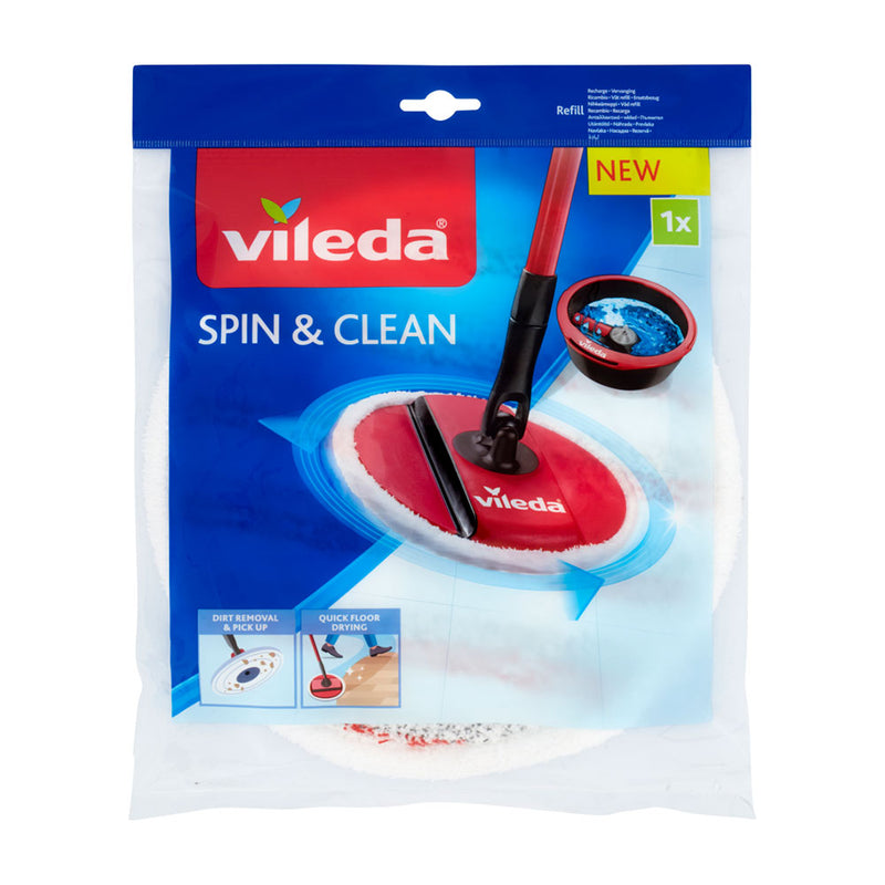 Replacement Spin &amp; Clean Mop 161822 Vileda