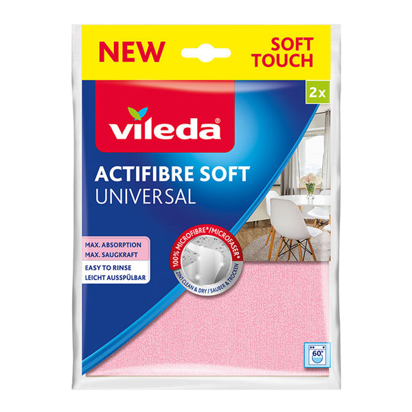 Actifibre Microfibre Cloth 2 Units, 171813 Vileda