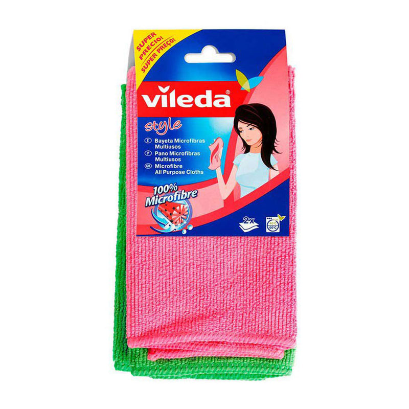 Vileda Style Microfibre Cloth 2 Units, 151503