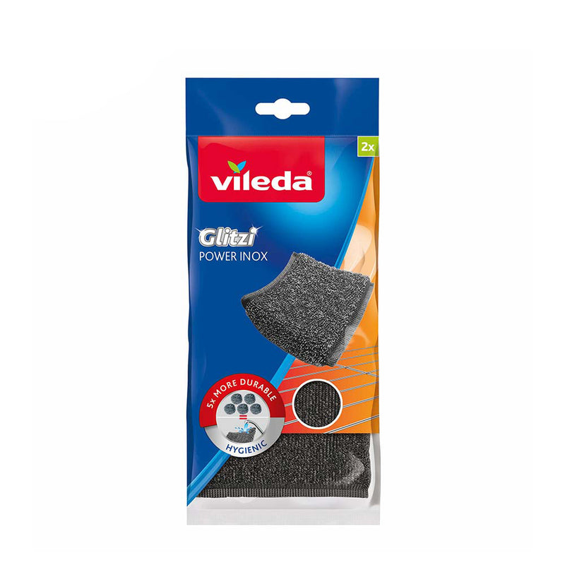 Vileda Glitzi Inox Power 141656 Stainless Steel Scouring Pad