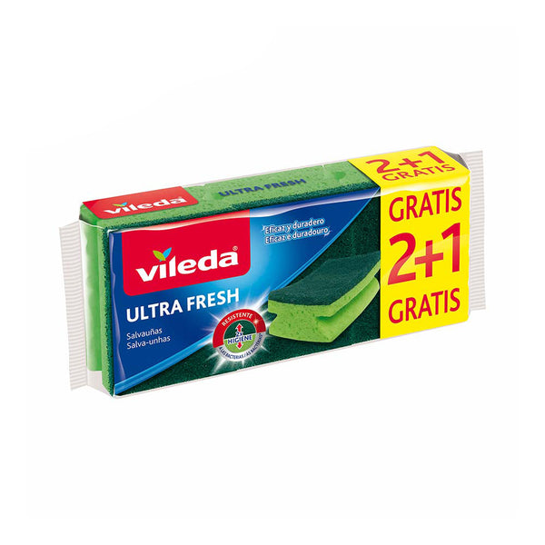 Salva Uñas Verde 2+1 Ultrafresh 162297 Vileda