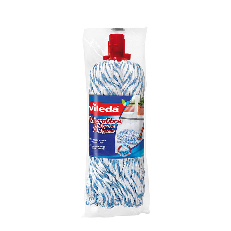 Vileda 139057 Cotton Microfibre Mop