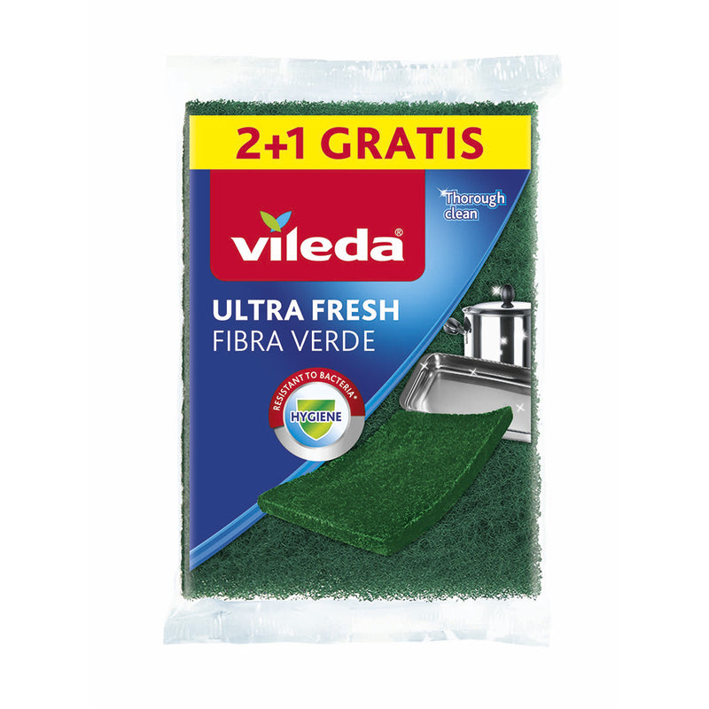 Vileda Ultra Fresh Green Fiber 2+1 166240