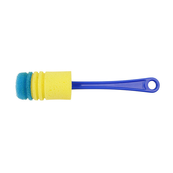 Bottle Cleaning Brush 31cm Blue/Yellow Fackelmann