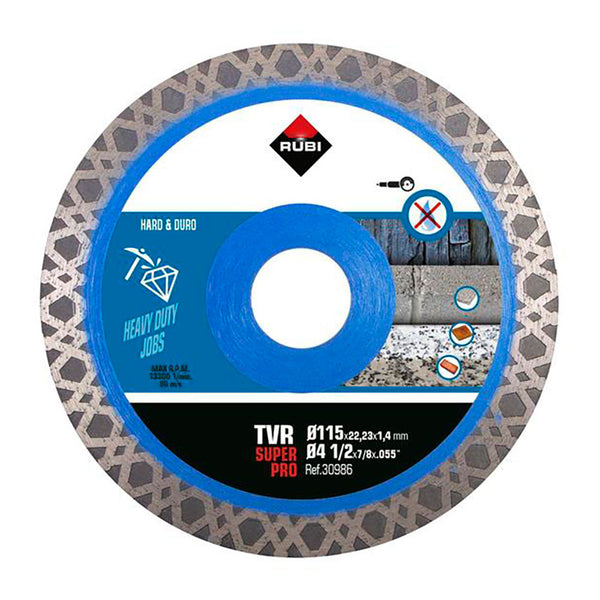 Disco Diamante Tvr Ø115Mm Superpro 30986 Rubi