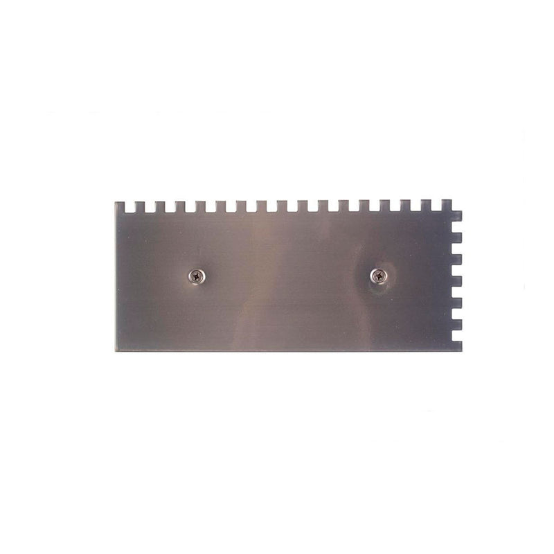 Steel Comb 28Cm, (8X8) Closed Wooden Handle 65984 Rubi