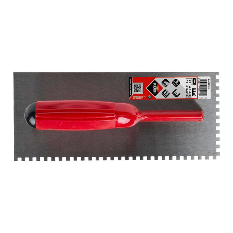 Steel Comb 28Cm, (6X6) Open Plastic Handle 25903 Rubi