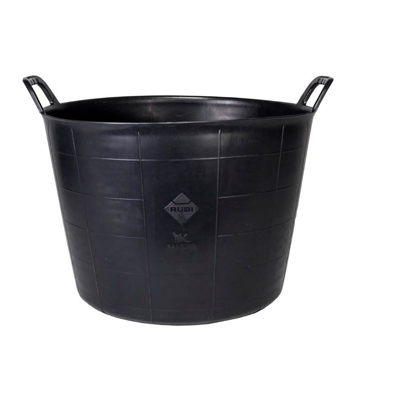 Capazo Plástico Negro No.3 (40L) Heavy Duty 88778 Rubi