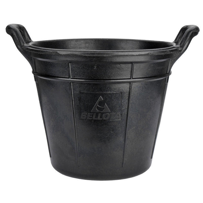 Canary 18 L bucket made of black resistant rubber.