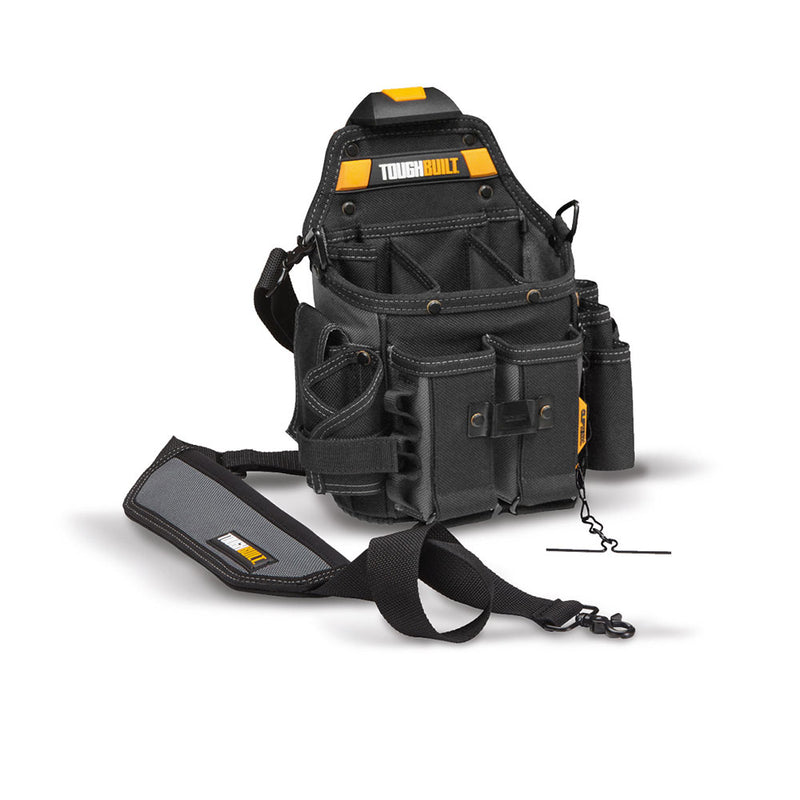 Bolso Portaherramientas Oficial Electricista + Correa Hombro Tb-Ct-114 Toughbuilt