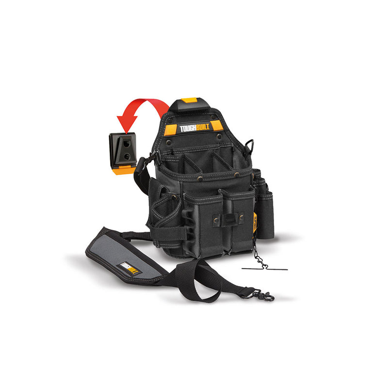 Bolso Portaherramientas Oficial Electricista + Correa Hombro Tb-Ct-114 Toughbuilt