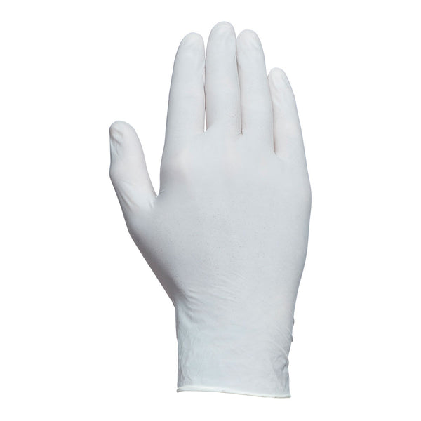 Caja 100 Guantes Desechables Látex Sin Polvo Talla 7 Juba