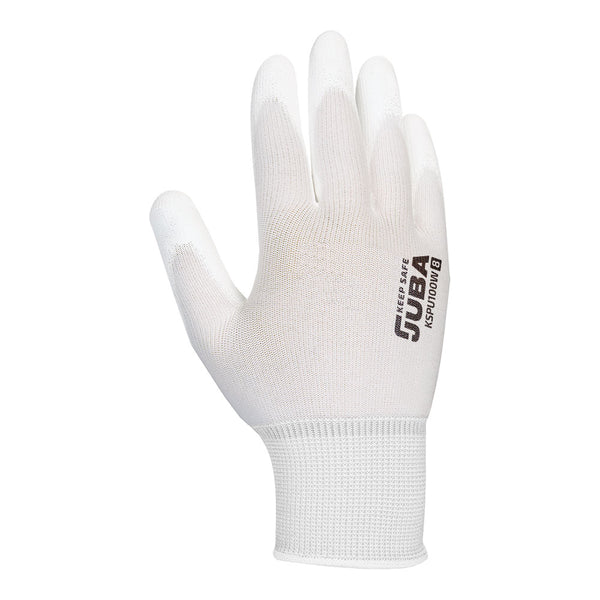 Keep Safe Pe Glove C/Pu Palm, White T7. Juba