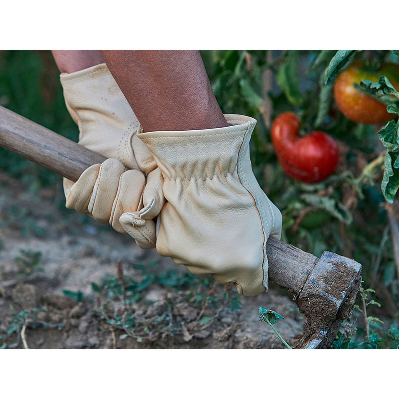 Gardening Glove Reinforced Full Grain Leather Size 10 Juba