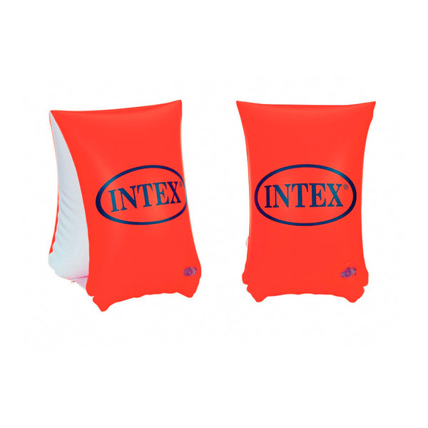 Inflatable arm bands, red, 23x15cm, Intex