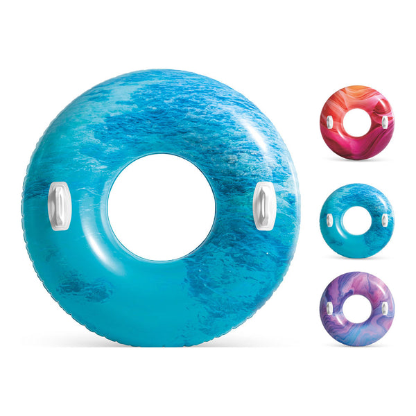 Inflatable float with handles 91 cm