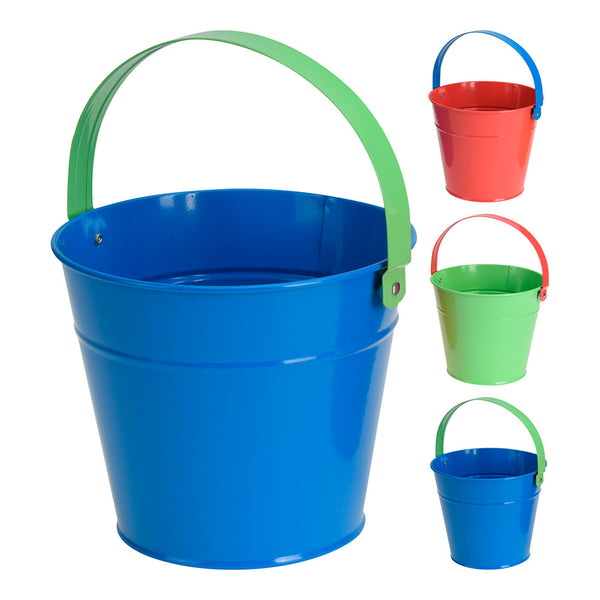 Children's Beach Bucket Ø16x13cm Assorted Colors