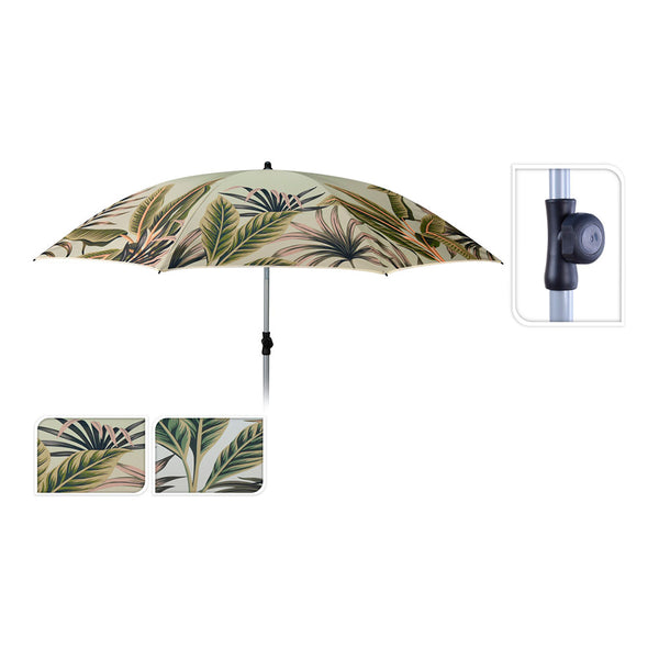 Beach Umbrella, Leaf Design, Assorted Models Ø200X215Cm