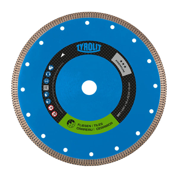 Sierra De Diamante Continua 1A1R Ø125X1,2X22,23 Dct. Tyrolit