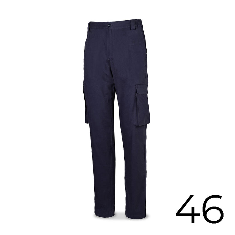 Pantalón Strech 98% Algodon 2% Elastano 240G. Azul Marino Talla 46 588Pbsam/46 Marca