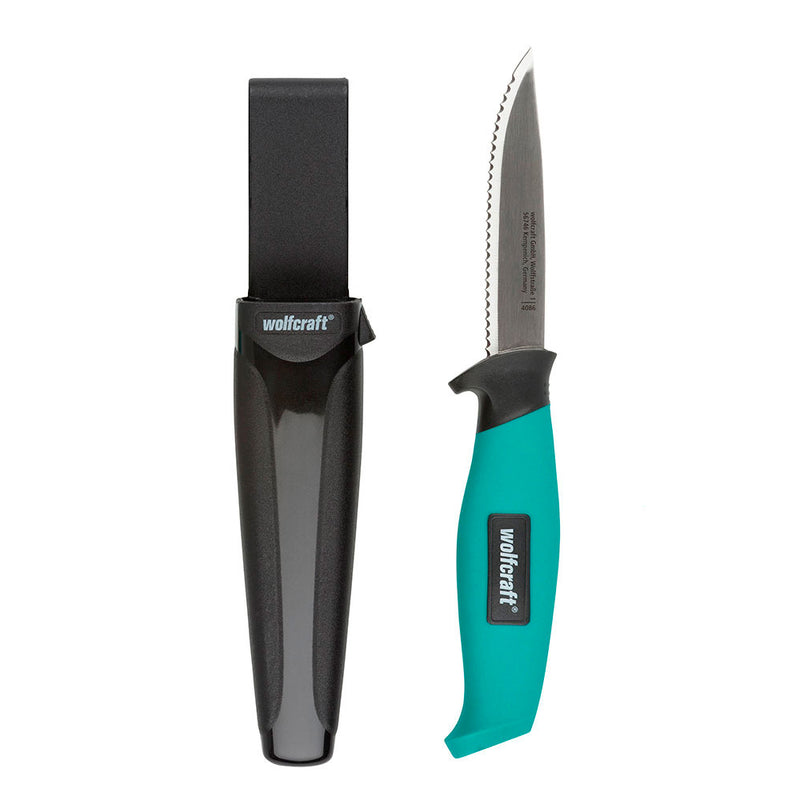 Wolfcraft 4086000 Outdoor Knife With Case