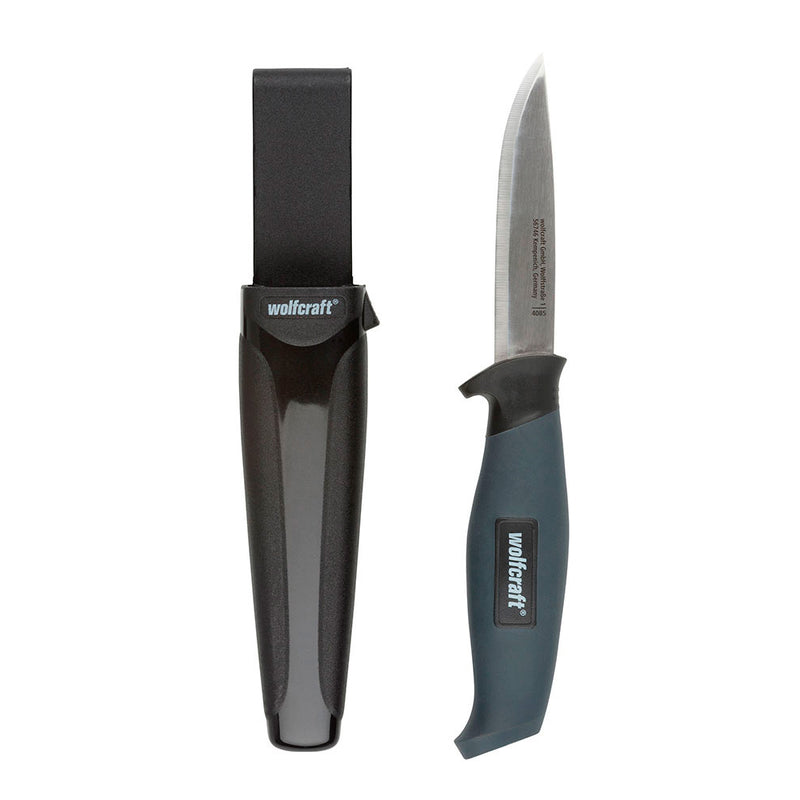 Wolfcraft 4085000 Outdoor Knife With Case