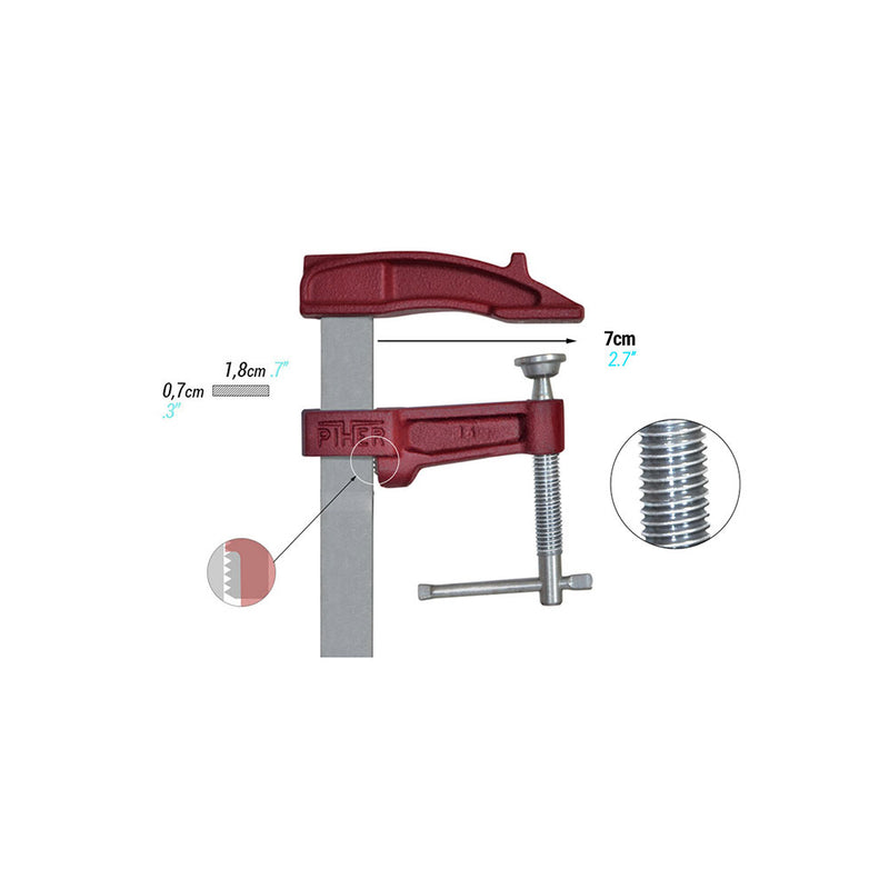 Piher clamp M-12Cm Ref, 01012