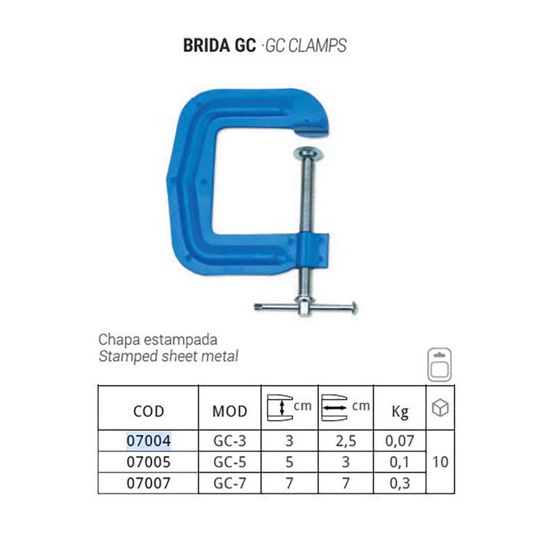 G-3 Piher Sheet Metal Clamp Ref, 07004