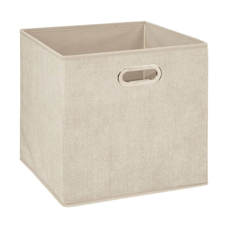 Beige Organizer Box for Shelves 31x31cm