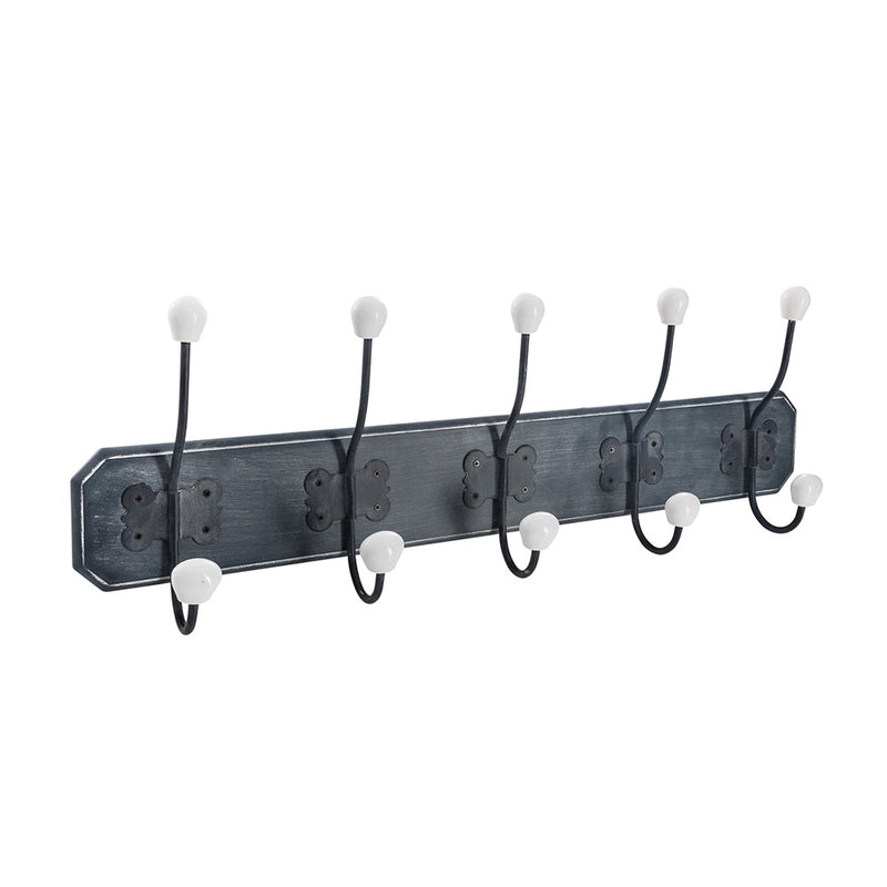 Wooden Hanger With 5 Hangers 60X20Cm