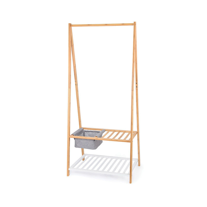 Bamboo Hanger With Shoe Rack And Tray 70x45x160cm