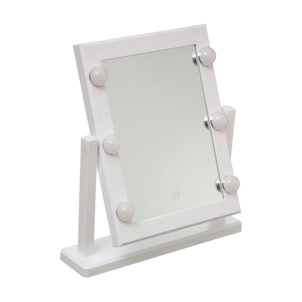 Led Mirror "Hollywood" Collection 37X9X40.5Cm White Assorted Colors / Models