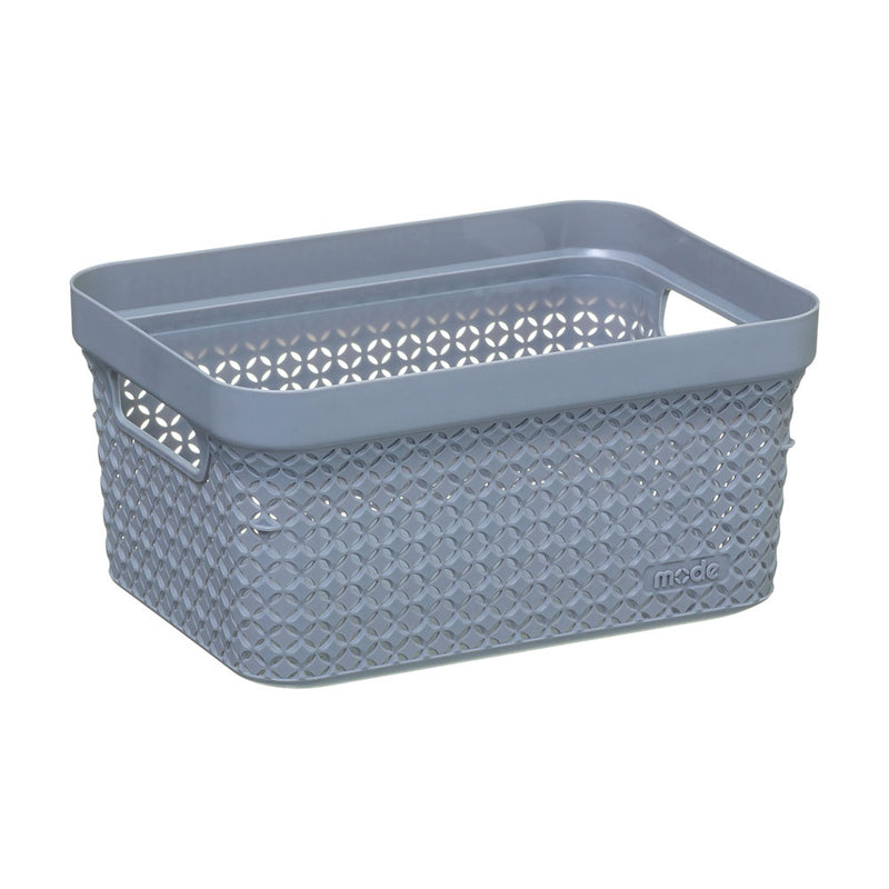 Laundry Basket Grey 17L 37.5x26x21.3cm