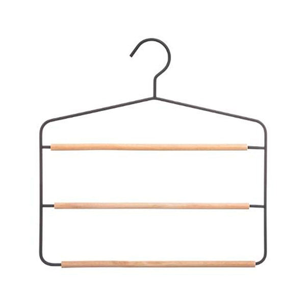 Wooden Hanger for Pants 36x34.5x1.3cm Assorted Colors/Models