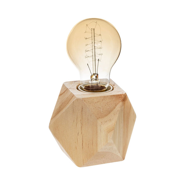 E27 Wooden Table Lamp (Bulb Not Included)