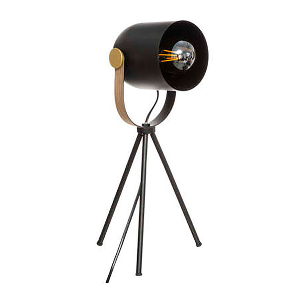 Tripod Lamp Model "Action' E27 Black Color