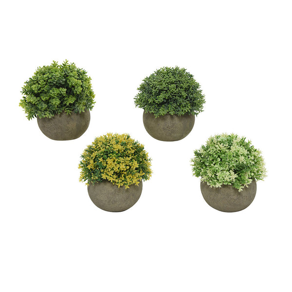 Artificial Plant With Plastic Pot Assorted Models 800297