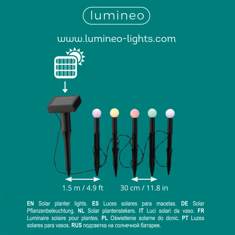 Solar Planter Shaped Stake Light 898167