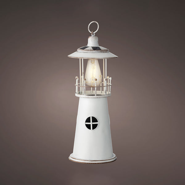 Solar Lighthouse with LED Filament Bulb 895031