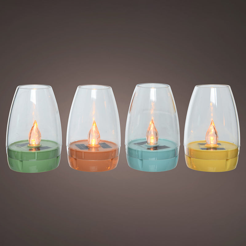 Solar Table Light Flame Effect 895850 Assorted Colors / Models