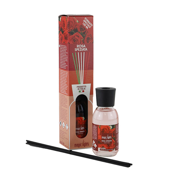 Spiced Rose Mikado Aroma Diffuser 125Ml Magic Lights