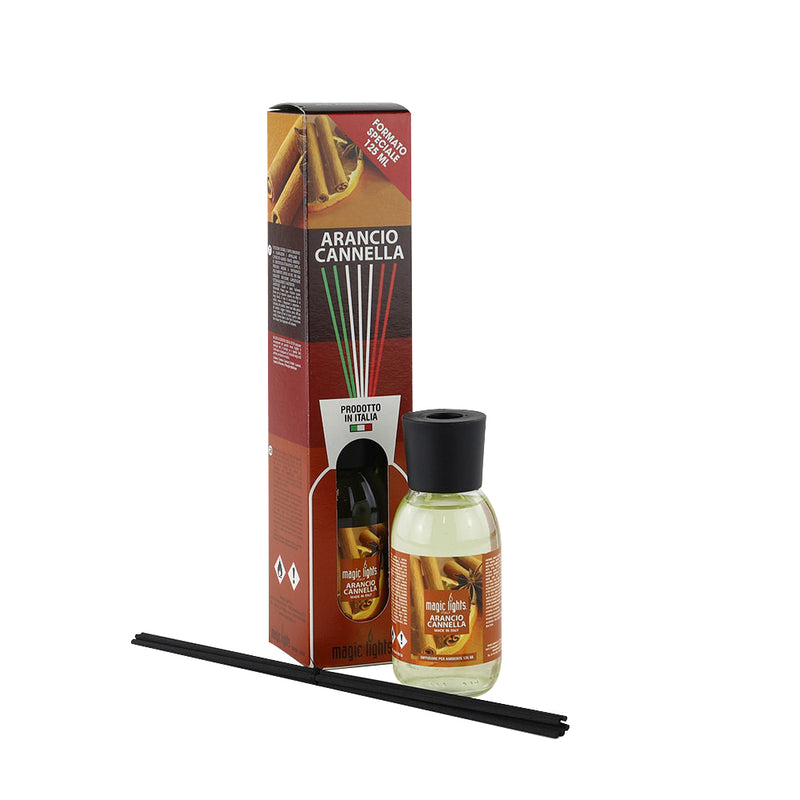 Difusor Aroma Mikado Naranja-Canela 125Ml Magic Lights