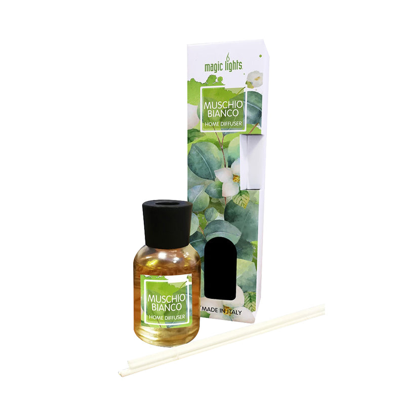 White Mikado Musk Diffuser 50Ml Magic Lights