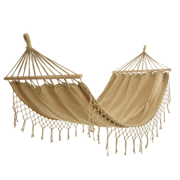 Plain Outdoor Hammock 100x200cm Beige Color Assorted Colors/Models