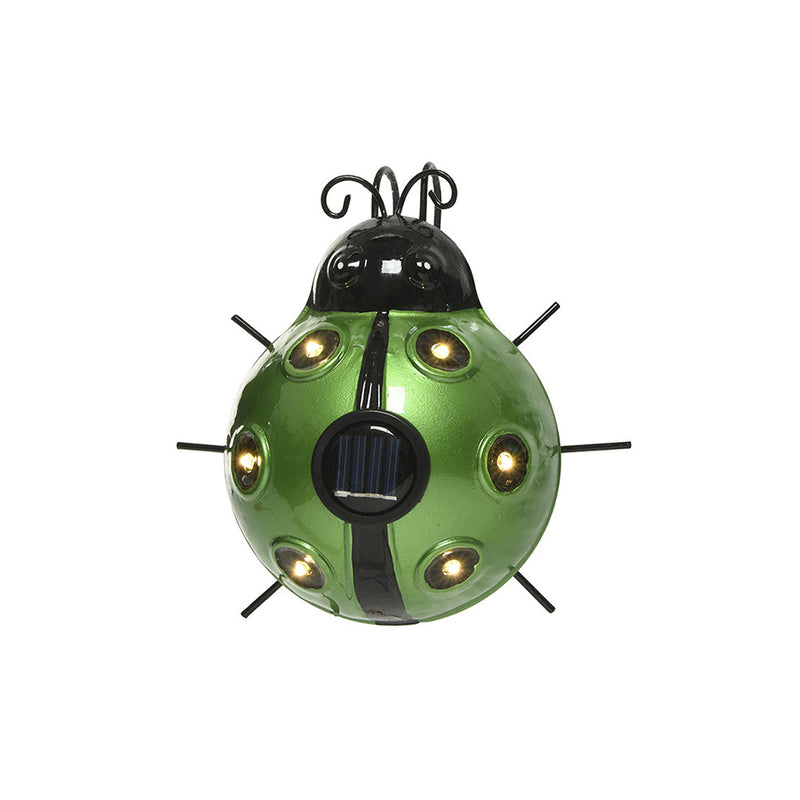 Metal Solar Light In The Shape Of A Ladybug 14.5X13X5Cm Assorted Models