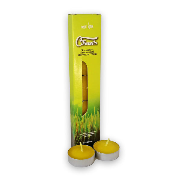 Pack 5 Candles 12G Citronella Magic Lights